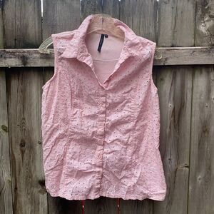 Cathy button down blouse sz. XL